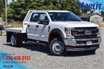 Used 2020 Ford F-450 XL Crew Cab 4x4, 9' Scelzi SFB Flatbed Truck for sale #HF6701 - photo 1