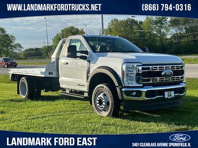 2024 Ford F-550 Regular Cab DRW 4x2, Flatbed Truck for sale #F24041 - photo 1