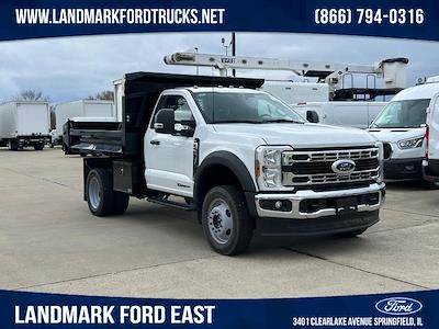 New 2024 Ford F-450 XL Regular Cab 4x4, 9' 5" Knapheide Drop Side Dump Truck for sale #F24143 - photo 1