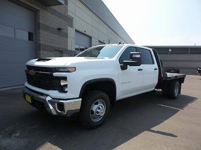 New 2024 Chevrolet Silverado 3500 Work Truck Crew Cab 4x4, CM Truck Beds RD Model Flatbed Truck for sale #D141352 - photo 1