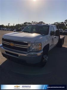 Used 2013 Chevrolet Silverado 3500 Work Truck Crew Cab 4x2, Flatbed Truck for sale #KH827512A - photo 1