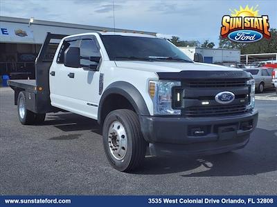 Used 2019 Ford F-450 XL Crew Cab 4x4, Flatbed Truck for sale #0D59617A - photo 1