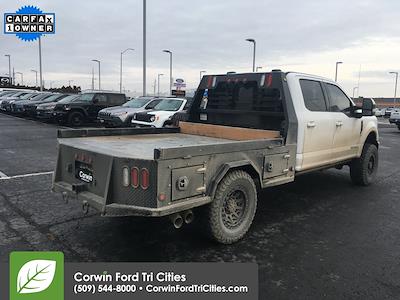 Used 2020 Ford F-350 Lariat Crew Cab 4x4, Flatbed Truck for sale #6C52549 - photo 2