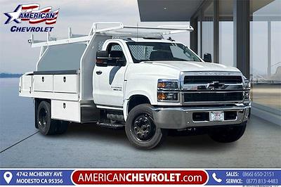 New 2023 Chevrolet Silverado 5500 Work Truck Regular Cab RWD, Harbor Standard Contractor Body Contractor Truck for sale #T231519 - photo 1