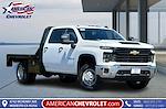 New 2024 Chevrolet Silverado 3500 Work Truck Crew Cab 4WD, Bedrock Diamond Series Flatbed Truck for sale #T241064 - photo 1