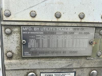 Used 2005 Utility Trailer VS2DC 48/162/102 48' Dry Van Trailer #411694 for sale #411694 - photo 5