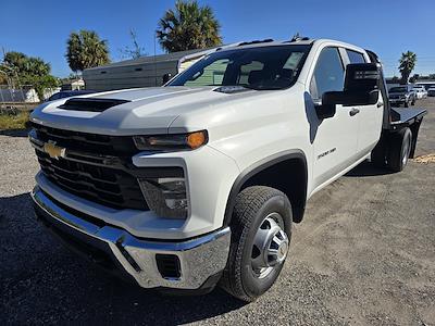 New 2024 Chevrolet Silverado 3500 Work Truck Crew Cab 4WD, CM Truck Beds RD Model Flatbed Truck for sale #F4141583 - photo 1