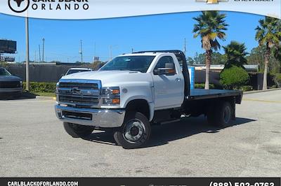 New 2023 Chevrolet Silverado 5500 Work Truck Regular Cab 4WD, Knapheide PGTB Utility Gooseneck Flatbed Truck for sale #M4131565 - photo 1