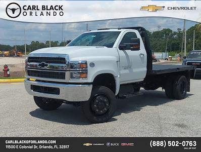 New 2024 Chevrolet Silverado 5500 Work Truck Regular Cab 4WD, Knapheide Flatbed Truck for sale #M4141669 - photo 1