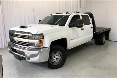 Used 2017 Chevrolet Silverado 3500 Work Truck Crew Cab RWD, Flatbed Truck for sale #THF135832 - photo 1