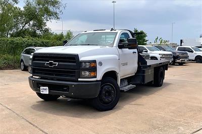 2022 Chevrolet Silverado 5500 Regular Cab DRW RWD, Flatbed Truck for sale #TNH773096 - photo 1