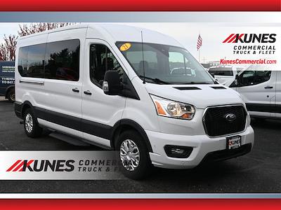 Used 2021 Ford Transit 350 XLT Medium Roof RWD, Passenger Van for sale #02P1907 - photo 1