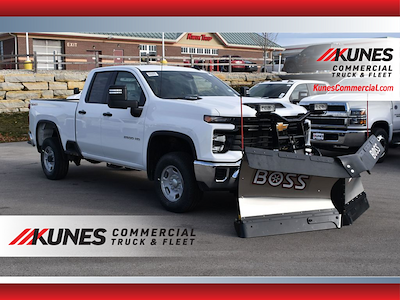 2024 Chevrolet Silverado 2500 Double Cab 4x4, BOSS DXT Plows Plow Truck for sale #02T1207 - photo 1