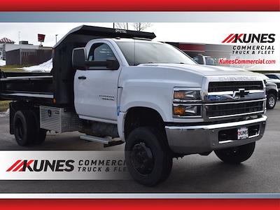 Used 2023 Chevrolet Silverado 5500 Work Truck Regular Cab 4x4, Crysteel E-Tipper Dump Truck for sale #02T1273A - photo 1