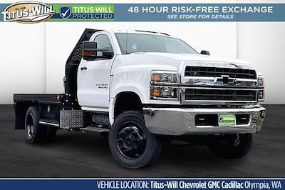 New 2022 Chevrolet Silverado 4500 Work Truck Regular Cab 4WD, 11' 6" Scelzi Front Range Stake Bed for sale #41196 - photo 1