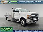 New 2024 Chevrolet Silverado 5500 Work Truck Regular Cab 2WD, 12' The Fab Shop Flatbed Truck for sale #41374 - photo 1