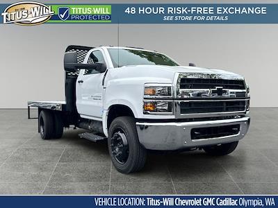 New 2024 Chevrolet Silverado 5500 Work Truck Regular Cab RWD, Scelzi WFB Flatbed Truck for sale #41425 - photo 1