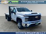 New 2024 Chevrolet Silverado 3500 Work Truck Regular Cab 4WD, Knapheide Value-Master X Flatbed Truck for sale #41431 - photo 1