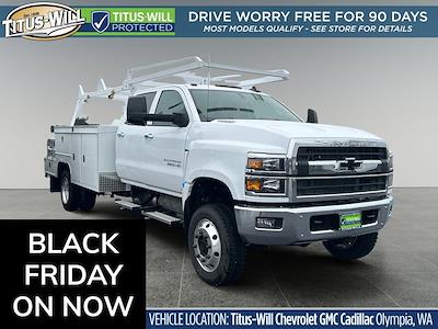 New 2024 Chevrolet Silverado 5500 LT Crew Cab 4WD, 12' Scelzi SEC Combo Body for sale #41615 - photo 1