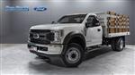 Used 2019 Ford F-550 XL Regular Cab 4x2, 12' Royal Truck Body Platform Body Stake Bed for sale #P07869 - photo 1