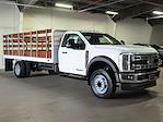 2023 Ford F-600 Regular Cab DRW 4x2, Scelzi WFB Stake Bed for sale #MB234899 - photo 3