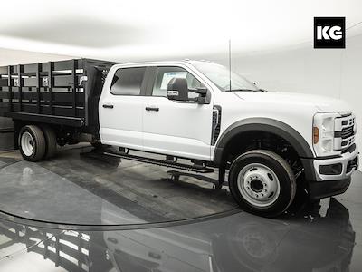 New 2024 Ford F-450 XL Crew Cab 4x2, 12' Harbor Black Boss Stake Bed for sale #MB245026 - photo 1