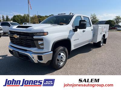 New 2024 Chevrolet Silverado 3500 Work Truck Crew Cab 4x4, 9' Reading Classic II Steel Service Truck for sale #S1000R - photo 1