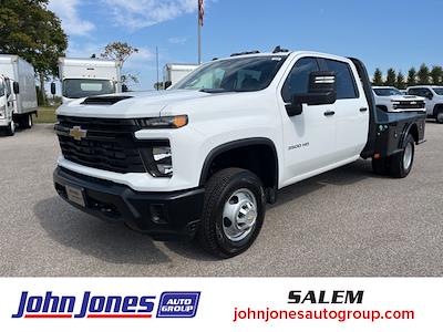 New 2024 Chevrolet Silverado 3500 Work Truck Crew Cab 4x4, 8' 6" CM Truck Beds SK Model Flatbed Truck for sale #S10010R - photo 1