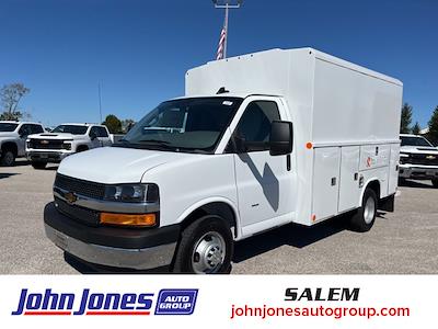 New 2024 Chevrolet Express 3500 Work Van RWD, 11' Reading Aluminum CSV Service Utility Van for sale #S10012R - photo 1