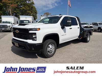 New 2024 Chevrolet Silverado 3500 Work Truck Crew Cab 4x4, 8' 6" CM Truck Beds SK Model Flatbed Truck for sale #S10032R - photo 1