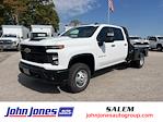 New 2024 Chevrolet Silverado 3500 Work Truck Crew Cab 4x4, 8' 6" CM Truck Beds SK Model Flatbed Truck for sale #S10032R - photo 1