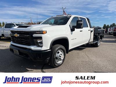 New 2024 Chevrolet Silverado 3500 Work Truck Crew Cab 4x4, 9' 4" CM Truck Beds TM Deluxe Flatbed Truck for sale #S10091R - photo 1