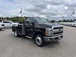 New 2023 Chevrolet Silverado 5500 1LT Regular Cab 4x2, 9' 4" CM Truck Beds TM Deluxe Flatbed Truck for sale #S2980P - photo 3