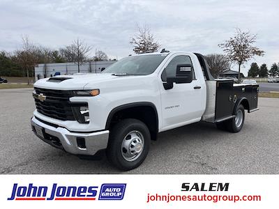 New 2024 Chevrolet Silverado 3500 Work Truck Regular Cab 4x2, 9' 4" CM Truck Beds TM Deluxe Flatbed Truck for sale #S3476R - photo 1