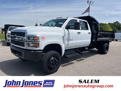 New 2024 Chevrolet Silverado 5500 Work Truck Crew Cab 4x4, Crysteel E-Tipper Dump Truck for sale #S3712R - photo 1