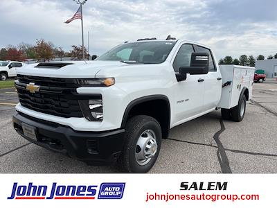 New 2024 Chevrolet Silverado 3500 Work Truck Crew Cab 4x4, 8' 2" Reading Classic II Steel Service Truck for sale #S3894R - photo 1