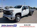 New 2024 Chevrolet Silverado 3500 Work Truck Crew Cab 4x4, 9' 4" CM Truck Beds RD Model Flatbed Truck for sale #S3896R - photo 1