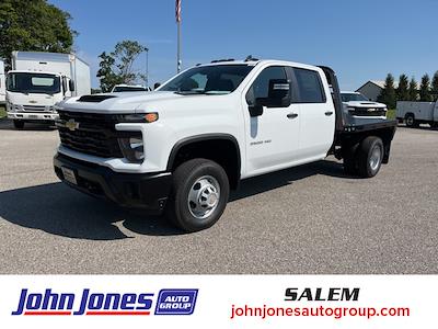 New 2024 Chevrolet Silverado 3500 Work Truck Crew Cab 4x4, 8' 6" CM Truck Beds RD Model Flatbed Truck for sale #S3955R - photo 1