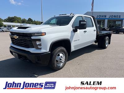 New 2024 Chevrolet Silverado 3500 Work Truck Crew Cab 4x4, 8' CM Truck Beds RD Model Flatbed Truck for sale #S3956R - photo 1