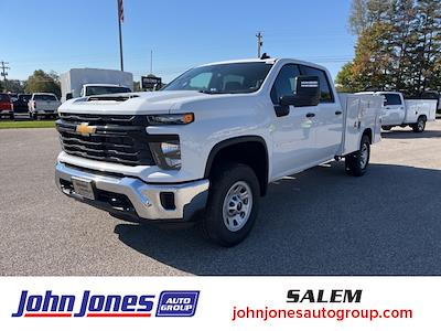 New 2024 Chevrolet Silverado 3500 Work Truck Crew Cab 4x4, 8' 2" Reading Classic II Steel Service Truck for sale #S3969R - photo 1