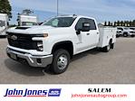 New 2024 Chevrolet Silverado 3500 Work Truck Crew Cab 4x4, 9' Reading Classic II Steel Service Truck for sale #S3976R - photo 1