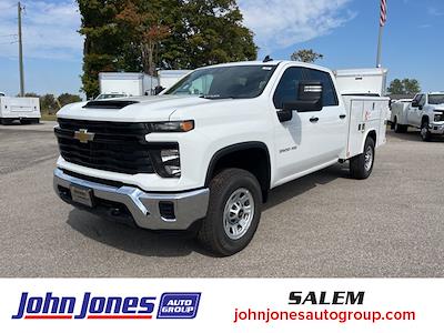 New 2024 Chevrolet Silverado 3500 Work Truck Crew Cab 4x4, 8' 2" Reading Classic II Steel Service Truck for sale #S3994R - photo 1