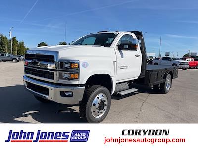 New 2024 Chevrolet Silverado 5500 Work Truck Regular Cab 4x4, 11' 10" Knapheide PGTC Gooseneck Flatbed Truck for sale #C3251R - photo 1