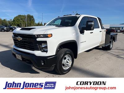 New 2024 Chevrolet Silverado 3500 Work Truck Crew Cab 4x4, 9' 4" CM Truck Beds SK Model Flatbed Truck for sale #C3470R - photo 1