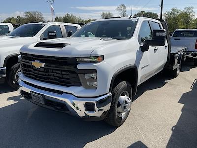 New 2024 Chevrolet Silverado 3500 Work Truck Crew Cab 4x4, 9' 10" Knapheide PGTC Gooseneck Flatbed Truck for sale #C3488R - photo 1