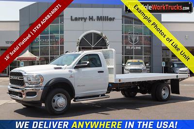 New 2024 Ram 5500 FL Regular Cab 4WD, Scelzi SFB Flatbed Truck for sale #ADRB240671 - photo 1