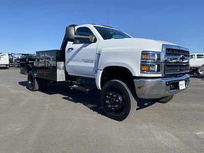 New 2024 Chevrolet Silverado 5500 Work Truck Regular Cab 4x4, 11' Knapheide PGND Gooseneck Flatbed Truck for sale #RH586538 - photo 1