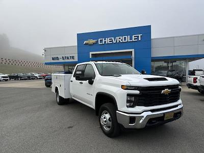 New 2024 Chevrolet Silverado 3500 Work Truck Crew Cab 4WD, 9' Reading Classic II Steel Service Truck for sale #50037518 - photo 1