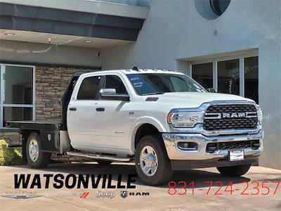 New 2022 Ram 3500 Tradesman Crew Cab 4x4, Harbor Back 40 Rancher Flatbed Truck for sale #JT22376 - photo 1