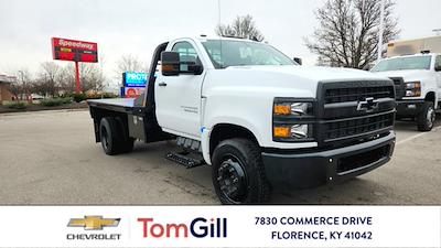 New 2023 Chevrolet Silverado 4500 Work Truck Regular Cab 4x2, 11' 4" CM Truck Beds RD Model Flatbed Truck for sale #33810N - photo 1